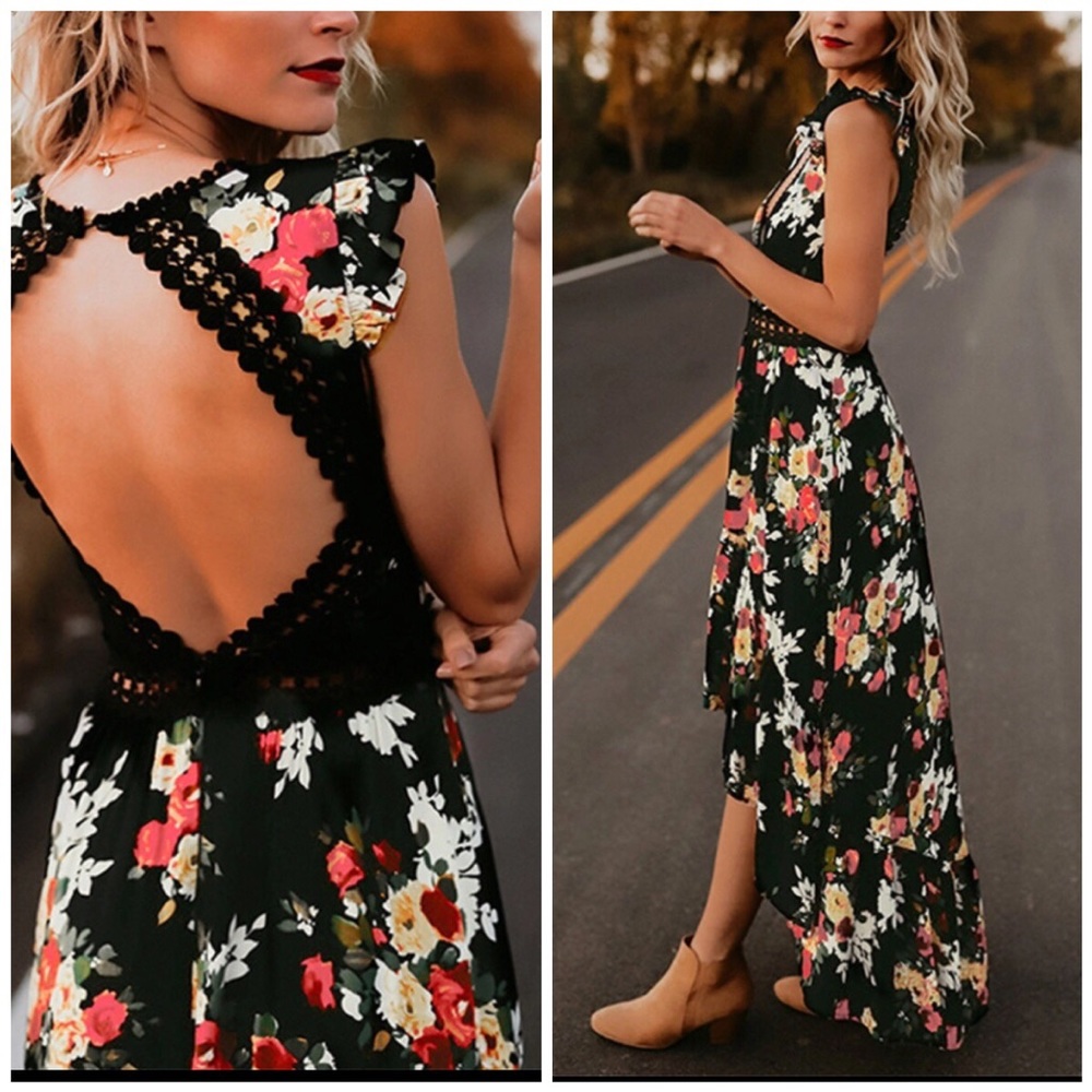 🌹New🌹CAMILLE floral print dress - Picture 3 of 8